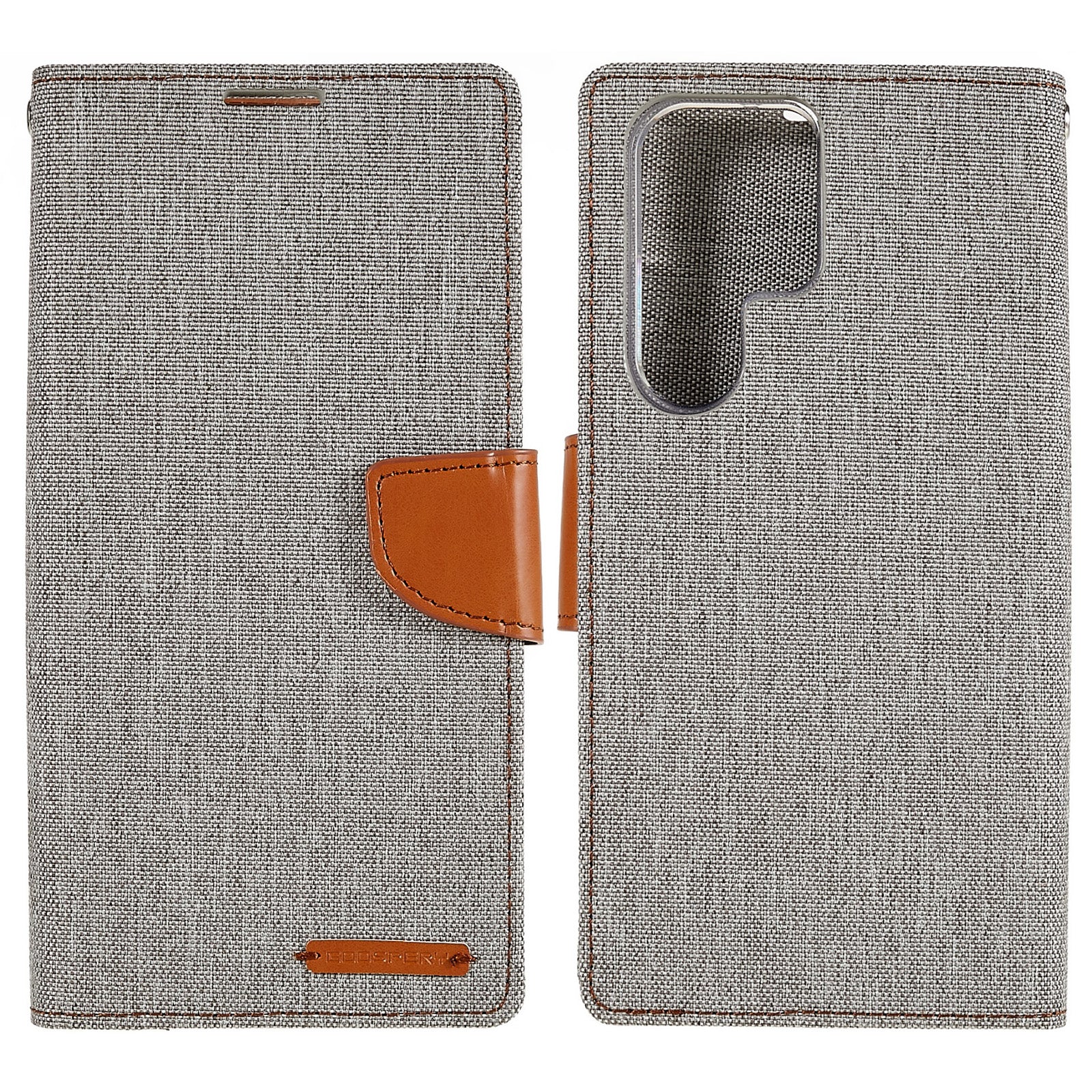 MERCURY GOOSPERY For Samsung Galaxy S23 Ultra Canvas Texture Anti-Fingerprint Wallet Case PU Leather Magnetic Closure Stand Flip Phone Cover MERCURY GOOSPERY For Samsung Galaxy S23 Ultra Canvas Texture Anti-Fingerprint Wallet Case PU Leather Magnetic Closure Stand Flip Phone Cover